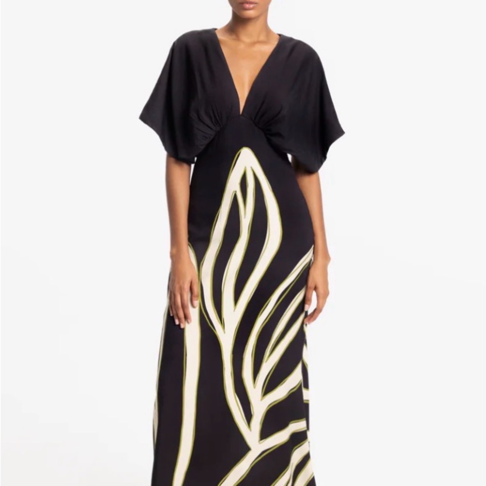 Elegant Navy Maxi Dress